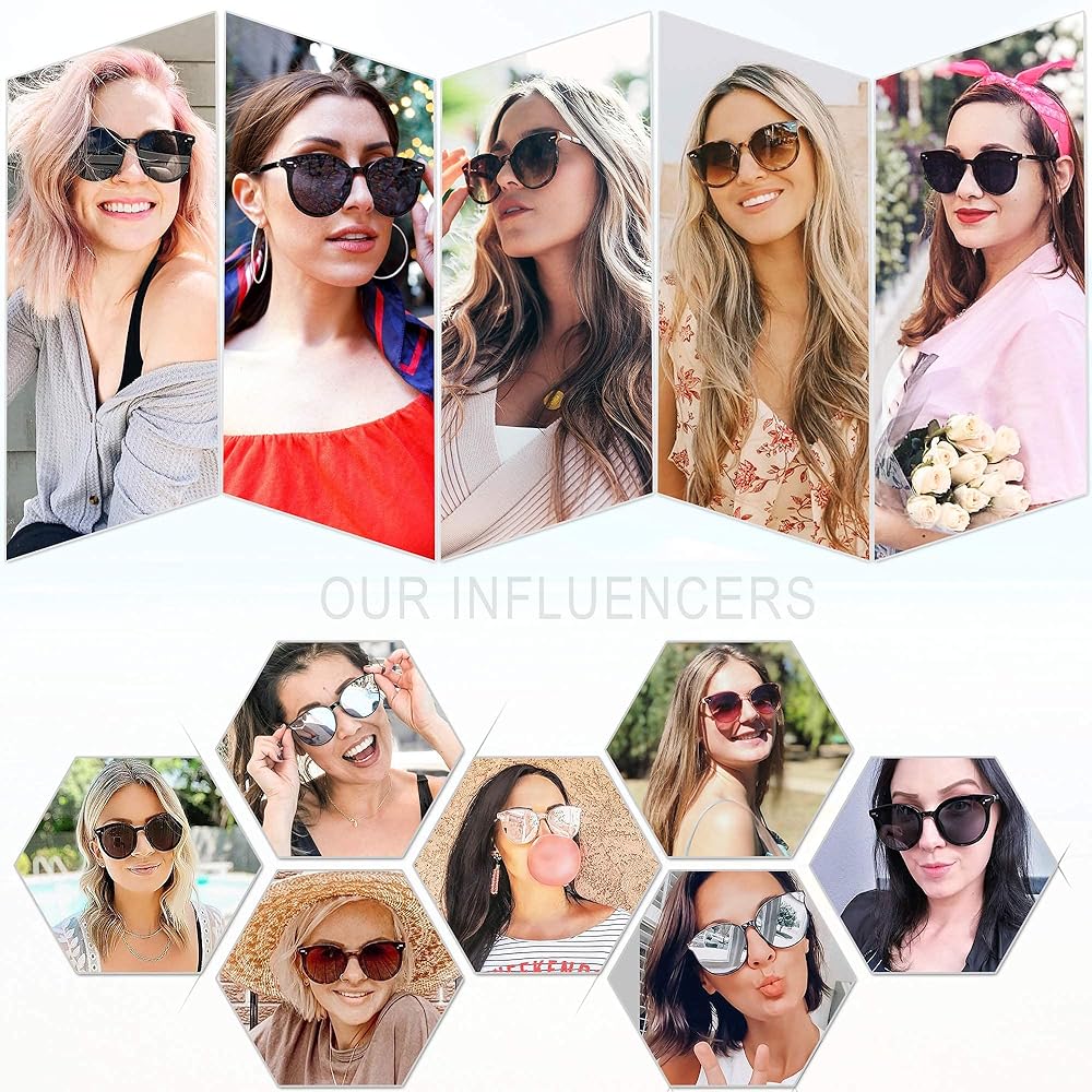 Amazon.com: SOJOS Classic Round Sunglasses for Women Men